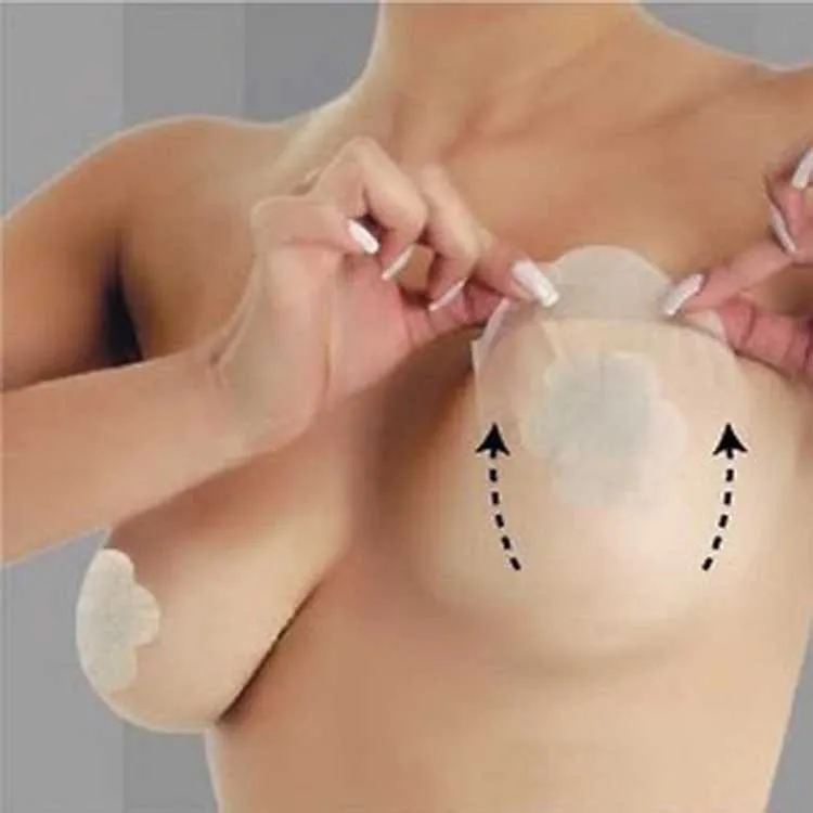 Free shipping 2014 new 10 pcs Instant Breast Lift Support Invisible Bra AdhesiveTape Chest paste |