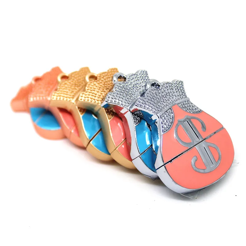 Новый металлический USB флэш накопитель 4 ГБ/8 ГБ/16 ГБ/32 ГБ 64 карманная модель для