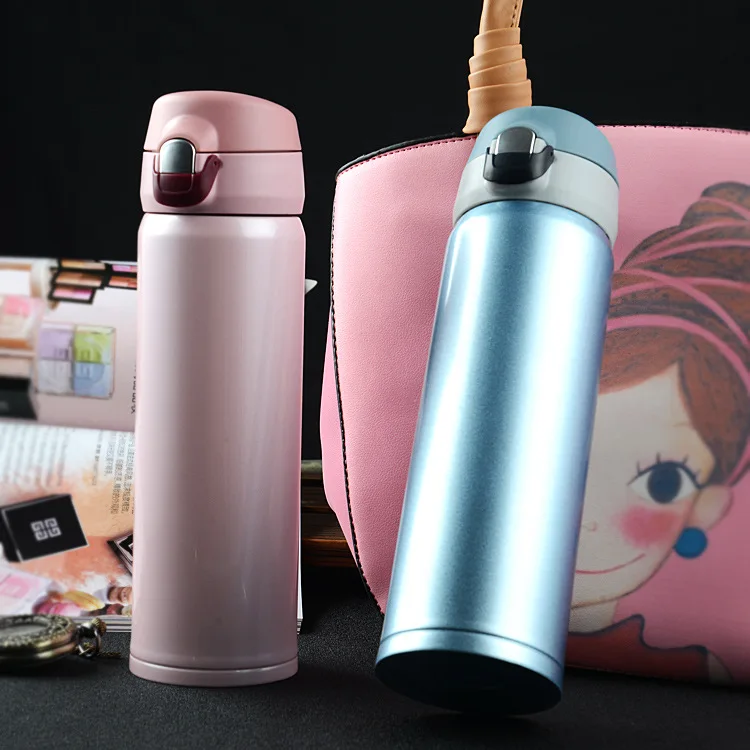 500 мл двойными стенками Нержавеющая сталь термосы изоляцией термос чашка