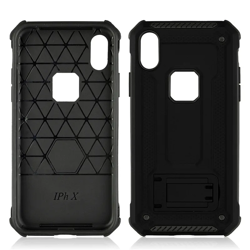 Противоударный Armour чехол для iPhone 6 6s(4,") футляр PC Пластик Телефон чехол для iPhone X 7 8 6 плюс 5,5 телефон случаях
