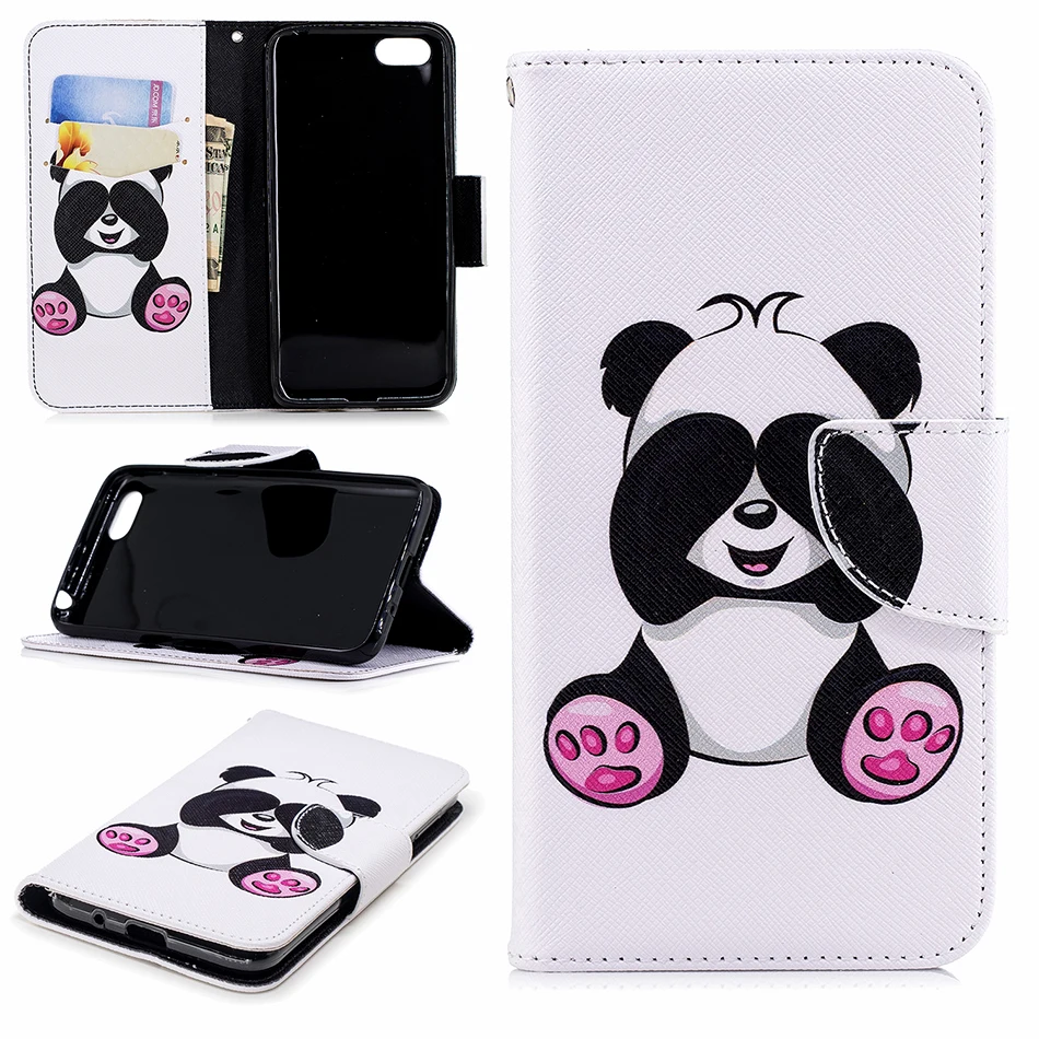 Чехол Кошелек с отделением для карт и откидной крышкой Honor 7 S чехол из