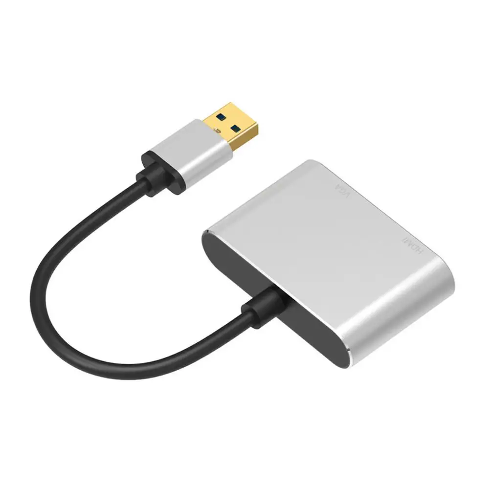 Maikou USB3.0-HDMI VGA   , - USB-VGA HDMI HD 1080P