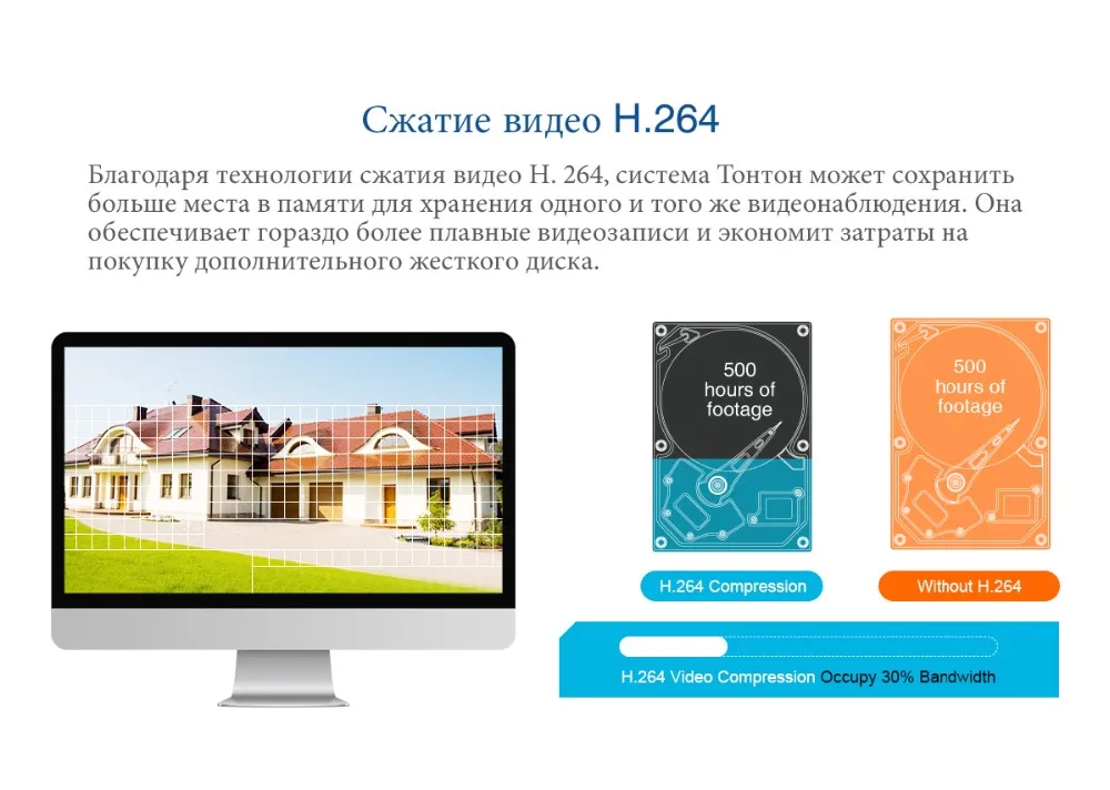 Tonton 8CH система видеонаблюдения 1080N DVR 4 шт. 1.0MP пуля ИК ночного видения наружная видеокамера система 720 P DVR комплект видеонаблюдения 1 ТБ HDD