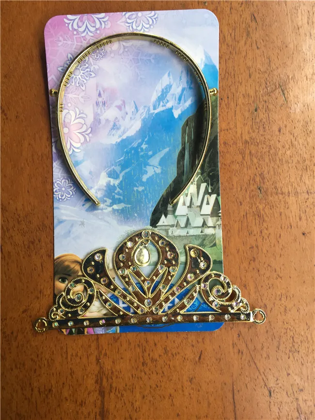 Новинка 2017 косплей для детей на Хэллоуин Эльза Анна принцесса корона 20 компл./Лот