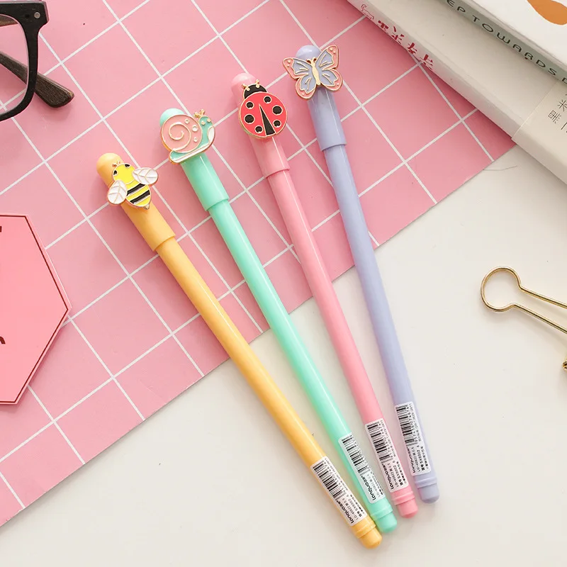 Coloffice творческий 4 шт./лот (4 разноцветные) гелевая ручка корейский Простой студент