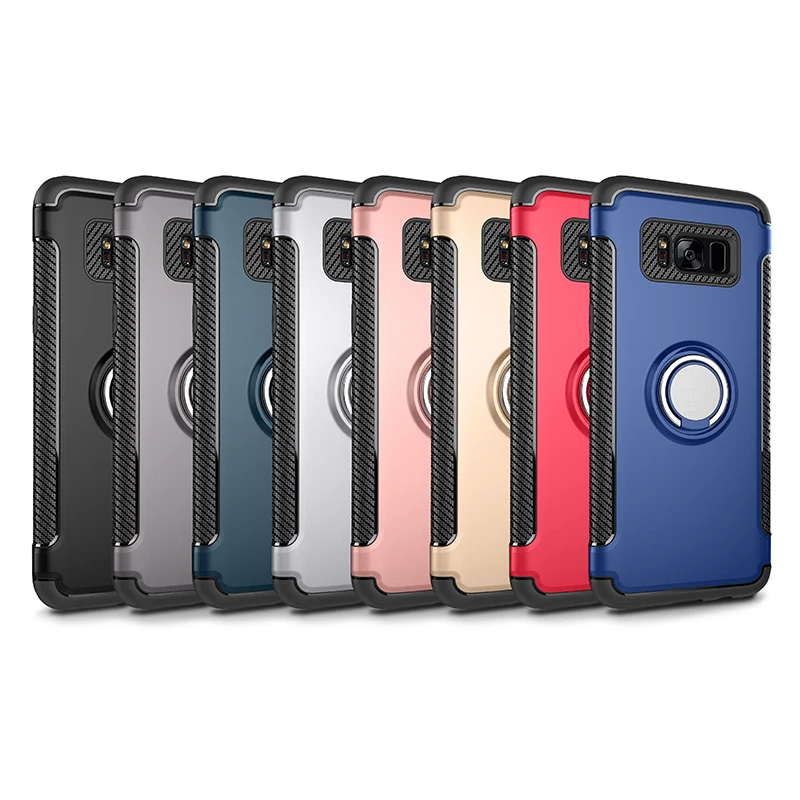 SIXEVE магнитное крепление в виде кольца на палец анти Краш чехол для samsung Galaxy S7 Edge S8 S9 Plus J2 J3 J5 J7 Prime задняя крышка
