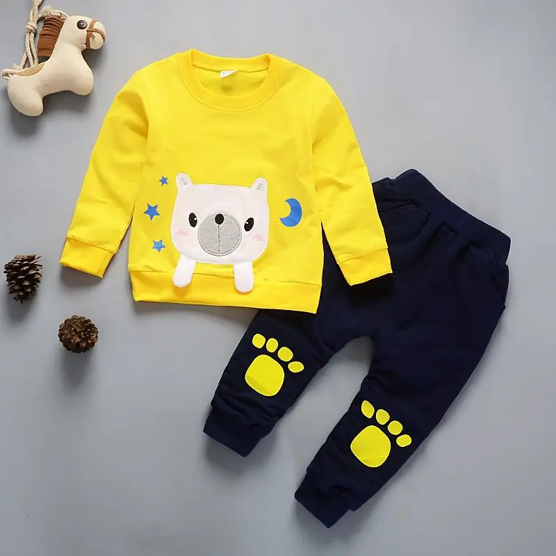 Kids tracksuit Children boys clothes set 2018 New spring autumn cartoon Sport wear Baby pullover + pants Toddler clothing suits |