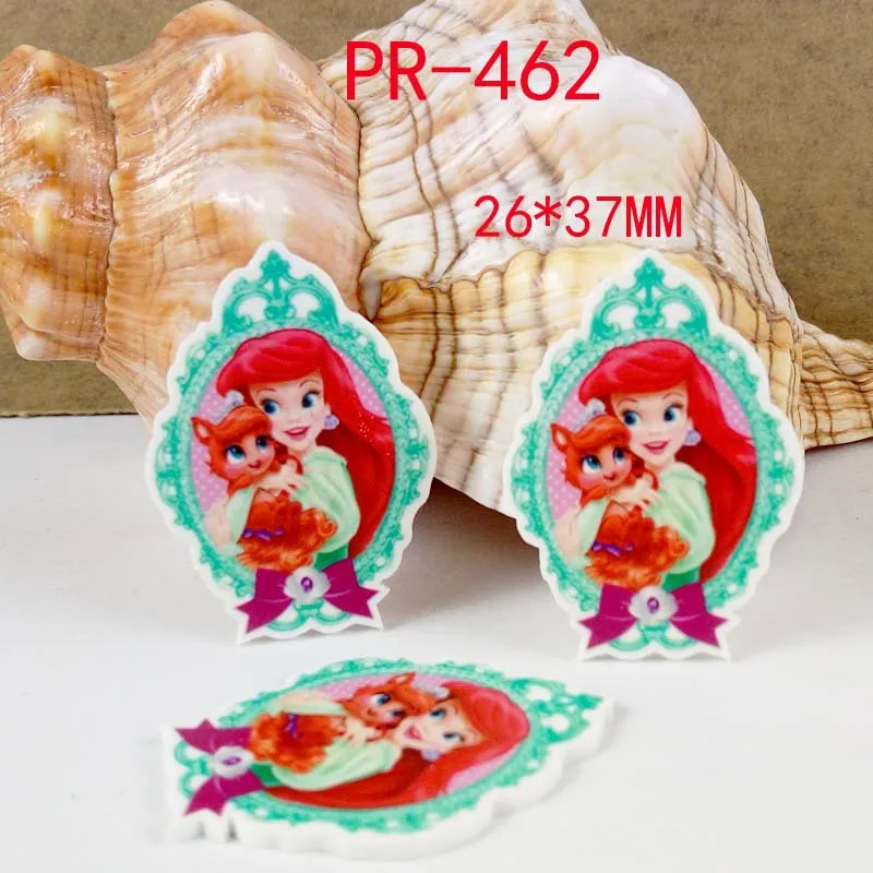 Мультяшная кавайная фигурка Русалочки Ариэль поделки плоское заднее украшение