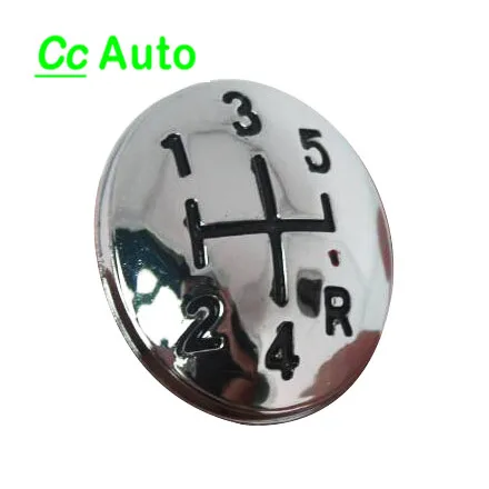 5 скоростей ручка переключения передач крышка Крышка для Renault Clio Megane Scenic Twingo хром гандбольная Кепка DQ-026