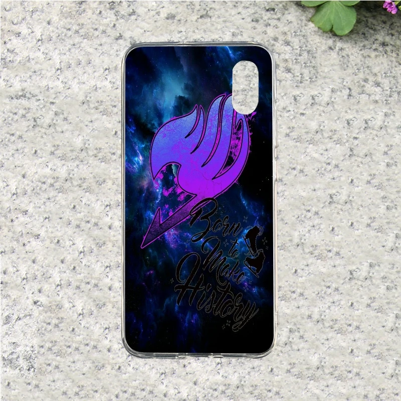 Аниме Манга сказка логотип из мягкой искусственной кожи чехол для телефона Xiaomi