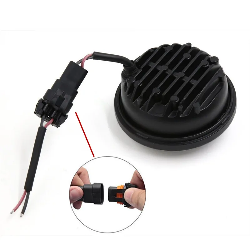 4 5 &quotчерный светодиодный вспомогательный Точечный светильник противотуманная