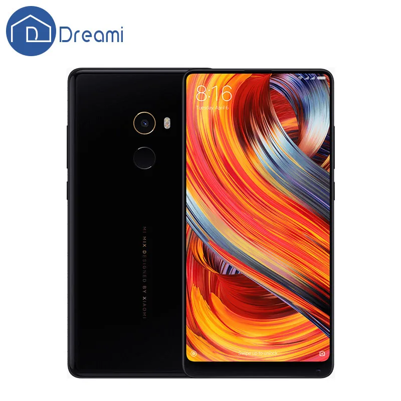 Оригинал Сяо mi x 2 x2 мобильный телефон 6 ГБ Оперативная память 64 Встроенная Snapdragon 835