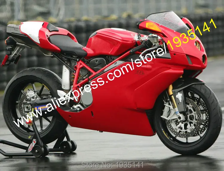 Детали для Ducati 749 999 2005 2006 749S 999S 749R 999R 05 06 кузов красного белого цвета обтекатель
