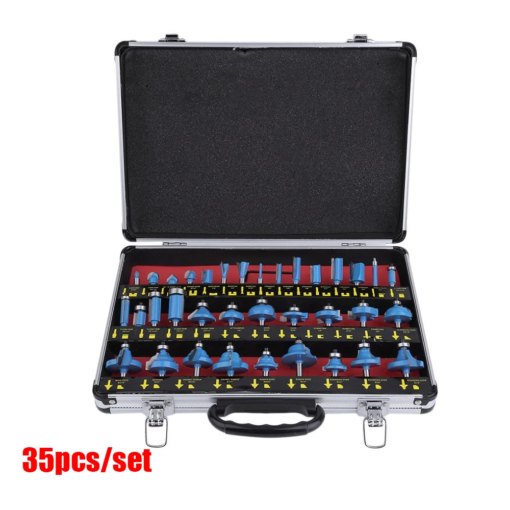 Prostormer 35 шт 1/4 &quotхвостовик древесины для резьбы и шлифовки резак Обрезка