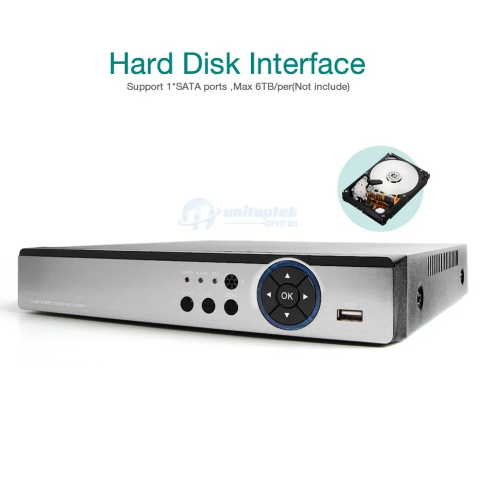 16Ch AHD DVR 4MP CVI TVI 4 м CCTV видео рекордер Гибридный NVR HVR 5 в 1 3531 чип для системы