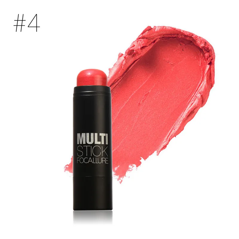 4 Focallure крем-бронзатор для лица хайлайтер Shimmer Bright Idea Illuminating Stick стойкий консилер Румяна для лица корректор - Цвет: 4