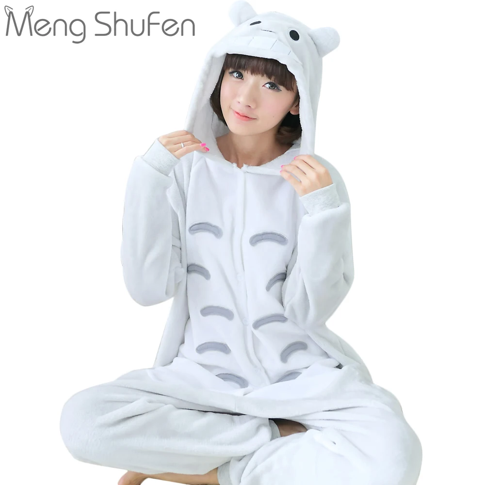 Новинка 2017 года стиль унисекс для взрослых Тоторо пижамы Наборы ухода за кожей