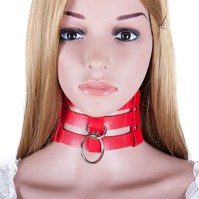 Бондаж из искусственной кожи для взрослых БДСМ фетиш Кожаная маска пар женские