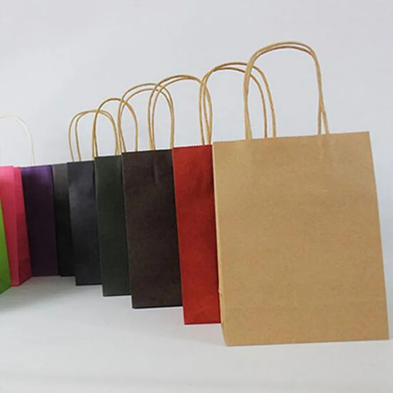 Bolsas De Papel Accept Bags горячая Распродажа 150 г крафт-бумага 8 цветов на выбор 50 шт./лот