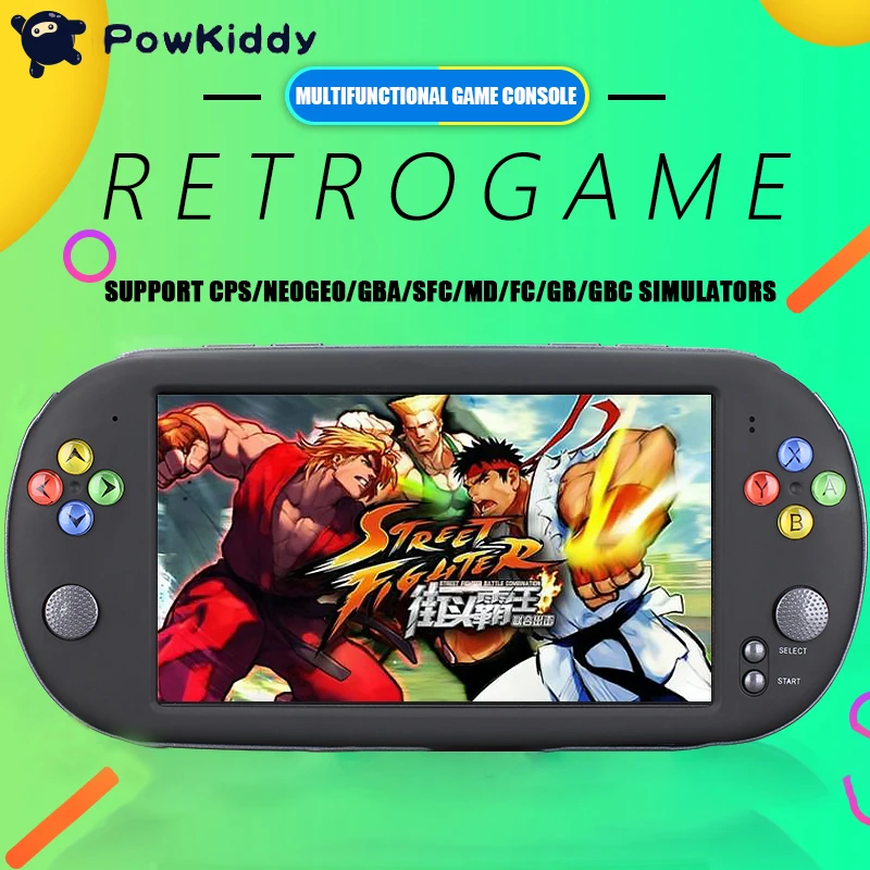 Новейшая 7 дюймовая игровая консоль портативная поддержка neogeo аркадные
