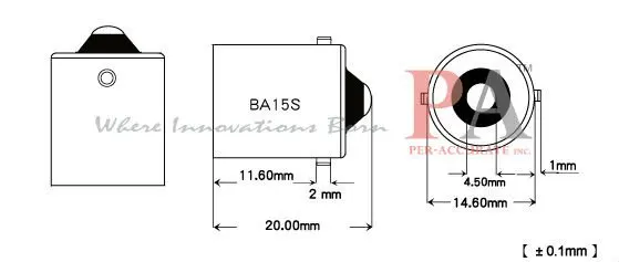 PA LED 2 шт. x супер яркий 1156 BA15S цвет розовый 14В мотоциклетный указатель поворота 30SMD