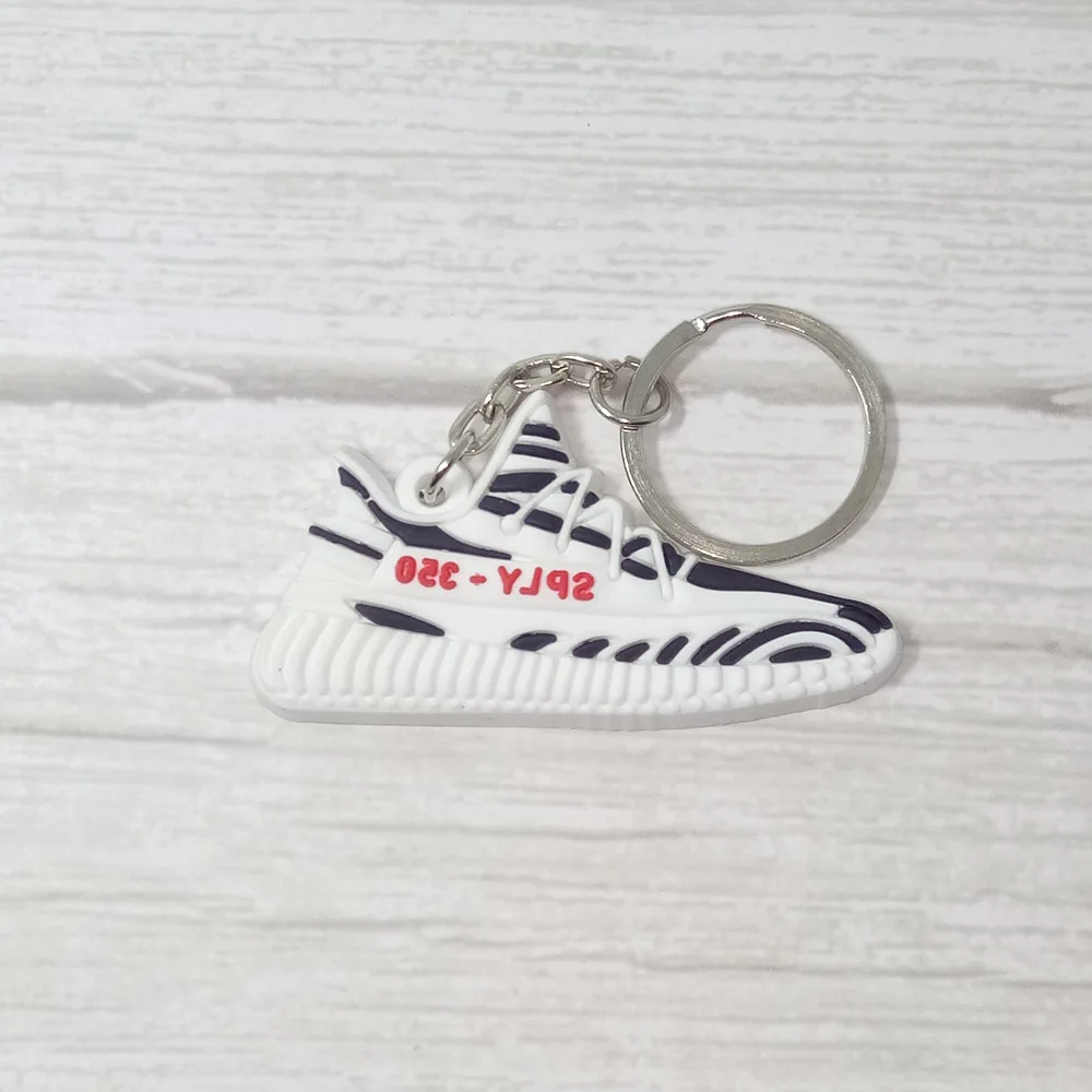 Мини Силиконовый BOOST 350 V2 брелок в форме обуви сумка Шарм для женщин мужчин детей брелок для ключей Подарочный SPLY-350 шикарный брелок в виде кроссовка