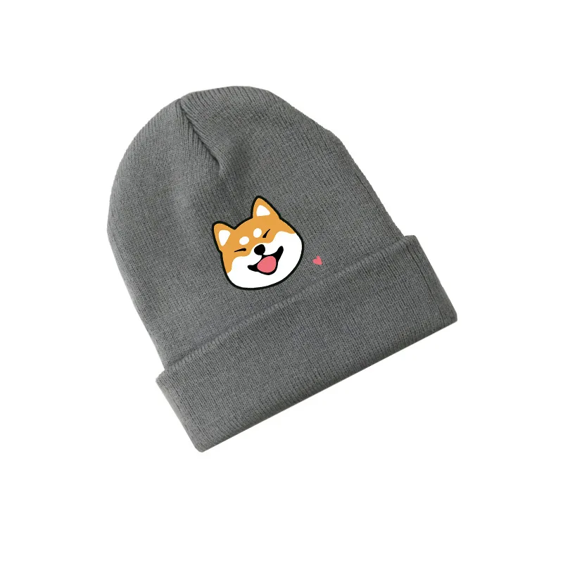 Style 5 Шиба ину собака Doge милые Skullies шапки вязаные шапочки зимние теплые шапки для мужчин женщин мальчиков девочек подарок эластичный - Цвет: Style 5