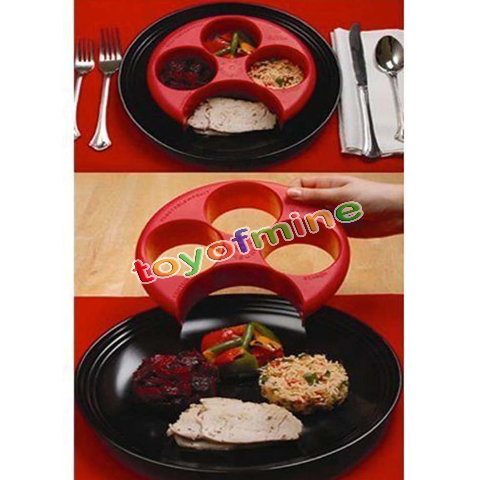 Новый бренд мера для еды диета сброса веса части плана управления Пластина