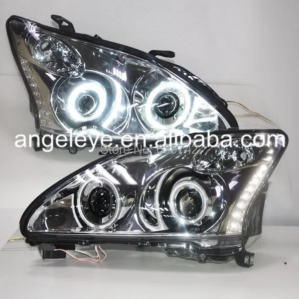 Для Herrier Kluger для Lexus RX330 RX300 светодиодный головной фонарь Angel Eyes 2003 2008 год LF|led angel