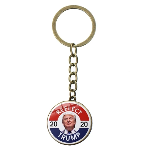 Style 12 SONGDA Trump флаг креативные брелоки с принтом держать Америку большой Дональд для President США заявление автомобиль брелок сумка брелок - Цвет: Style 12