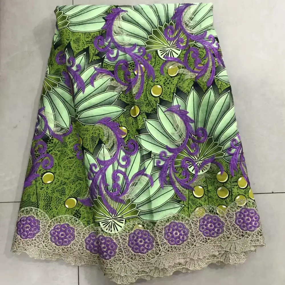 2019 Новинка африканская вощеная кружевная ткань 6 ярдов голландские восковые