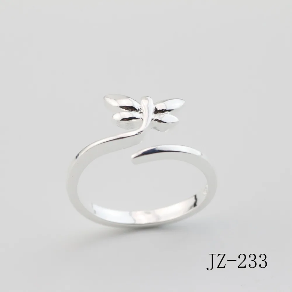 Free shipping jewelry Women butterfly silver ring The is contracted openings Fashion | Украшения и аксессуары