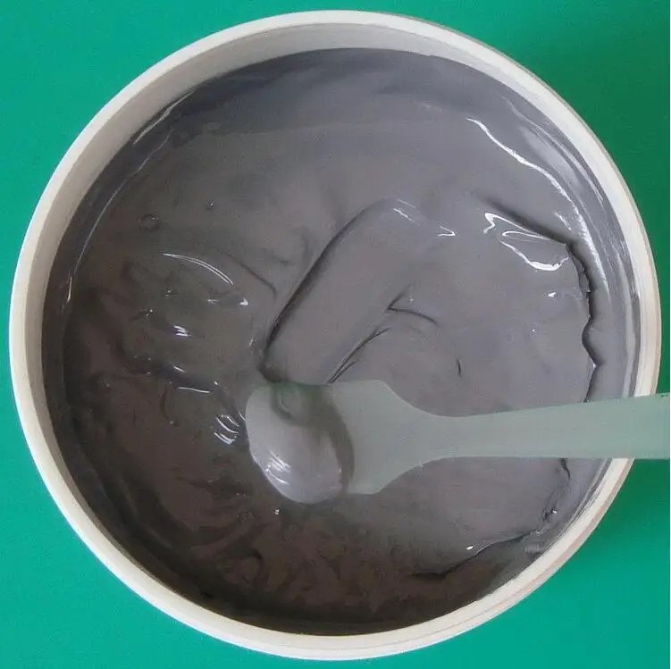 Теплопроводная смазка GD380 силиконовый охлаждающий гель серый вес 1 кг большая