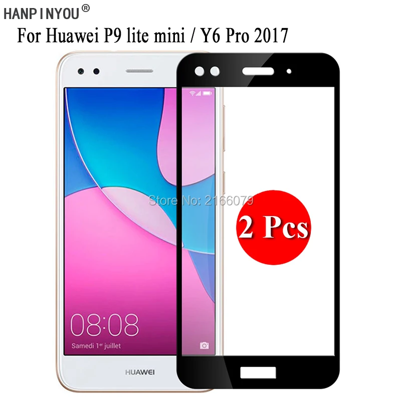 

2 шт./лот для Huawei P9 lite mini/Y6 Pro 2017 5,0 "Полная защита экрана Защитная пленка из закаленного стекла + инструменты для очистки