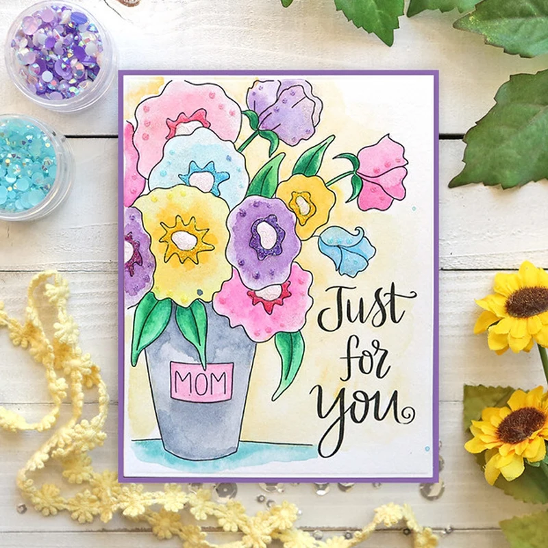 2019 новый цветок металла резки штампы и четкие для самодсамодельная открытка