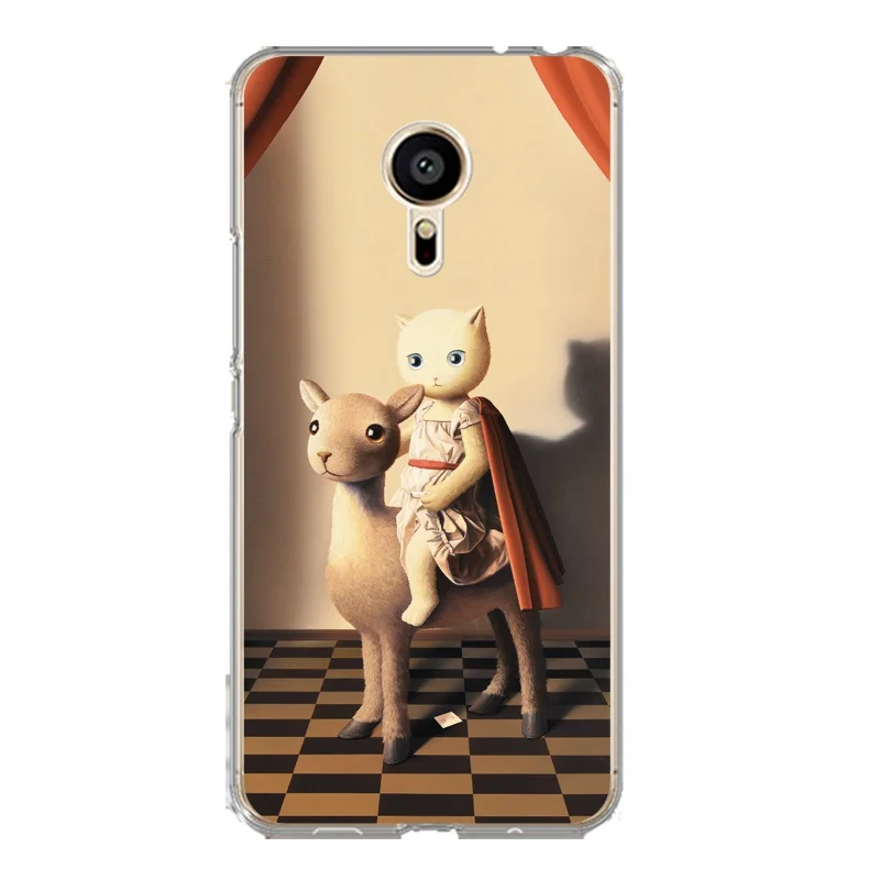 Forest Soft Clear TPU Phone Case For meilan MX6 pro6 U20 U10 A5 M5 M5S E E2 Cat Rabbit Printed Bear Luxury Cover Free Shipping | Мобильные