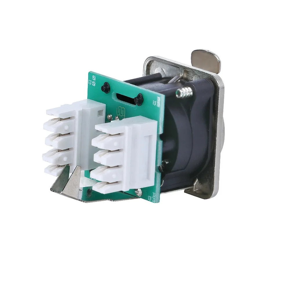 20 шт./лот соединители для шасси therCON серия RJ45 Feedthru D монтажный домкрат соединитель