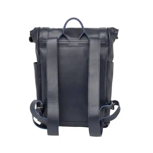 LAKESTONE мужской кожаный рюкзак ELIOT DARK BLUE | Багаж и сумки