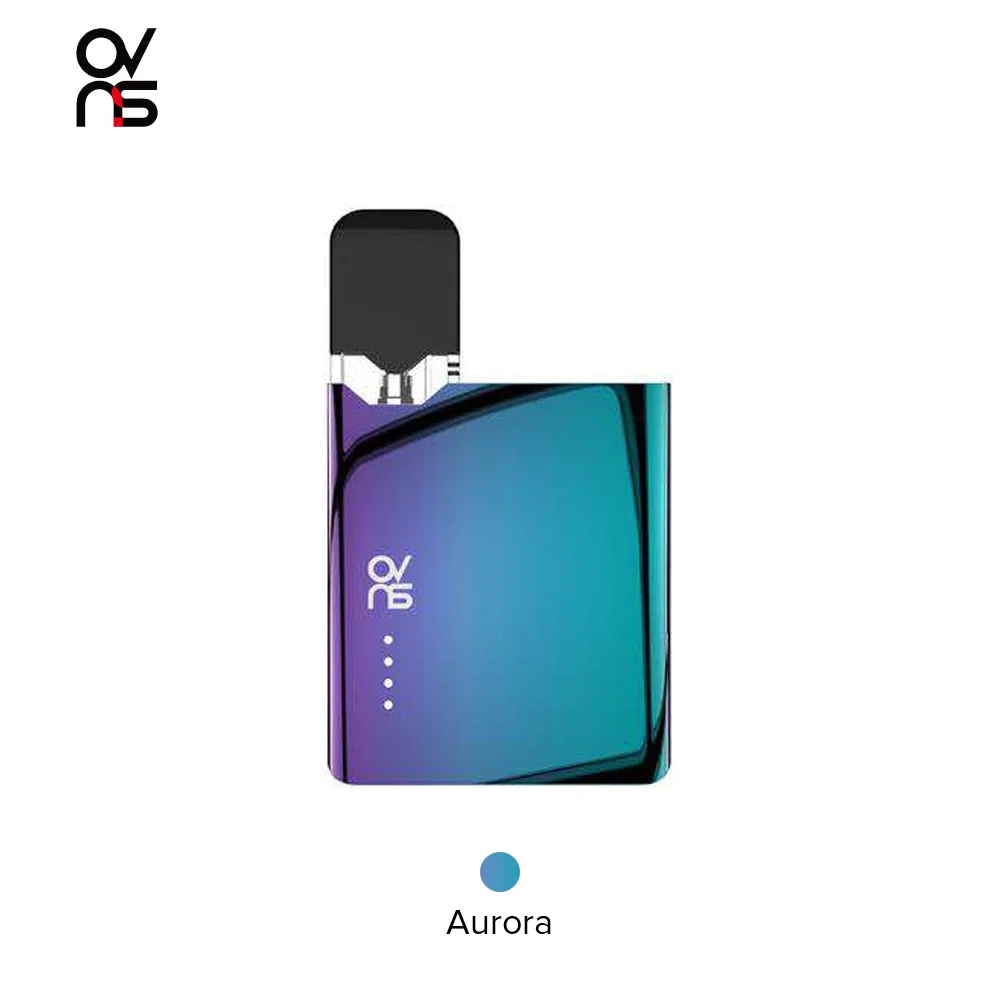 Aurora OVNS JC01 Pod Vape комплект 400mAh электронная сигарета 0,7 мл картридж Pod Tank 400mAh 3LED светильник испаритель VS calibren комплект - Цвет: Aurora