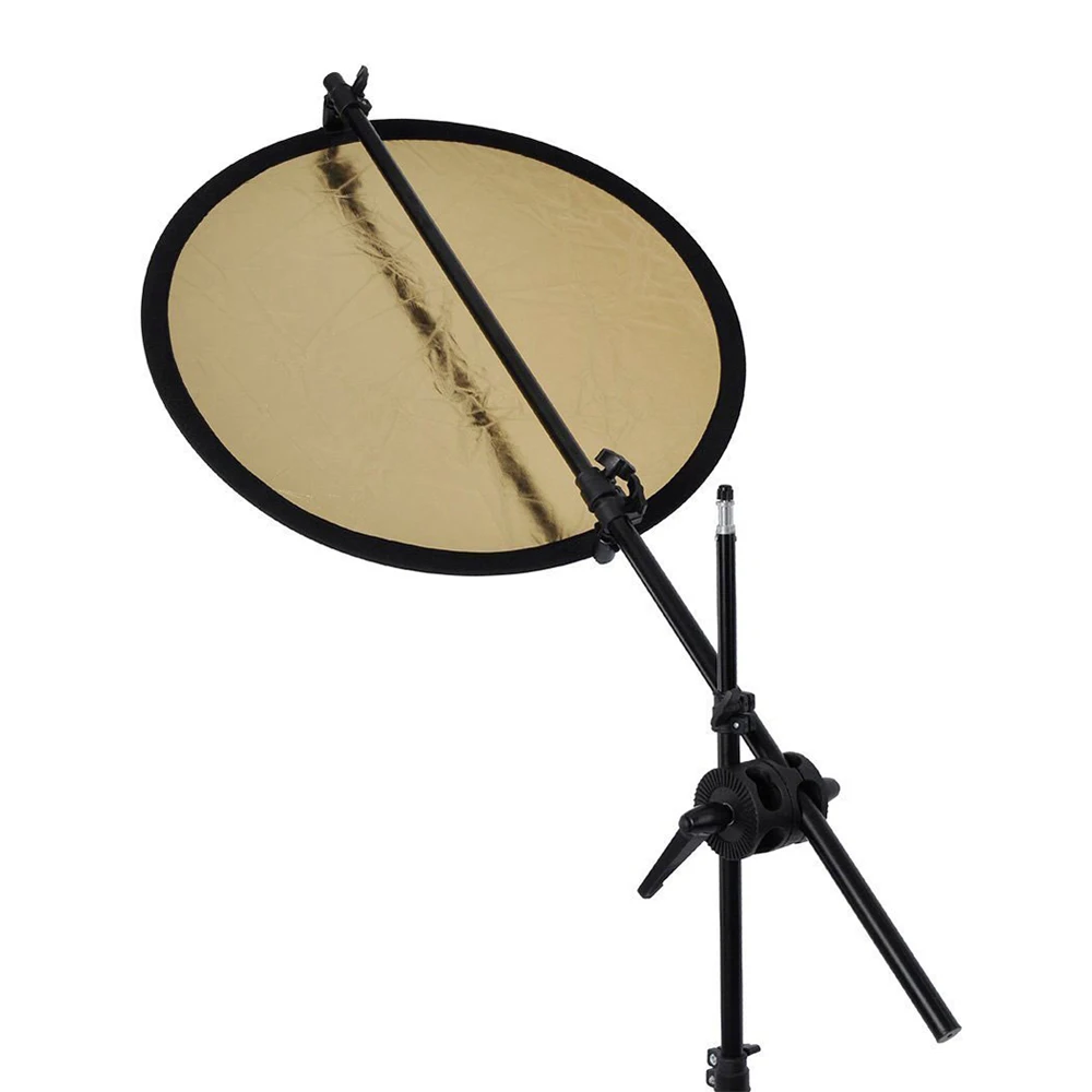 Поворотный зажим с двойной головкой кронштейн для фото штанга фотостудии