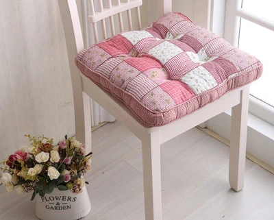 Утолщенная пасторальная ткань Decorativos стол обеденный стул подушка для дома Нескользящая Coussin Almofada не садится - Цвет: hongfengezi
