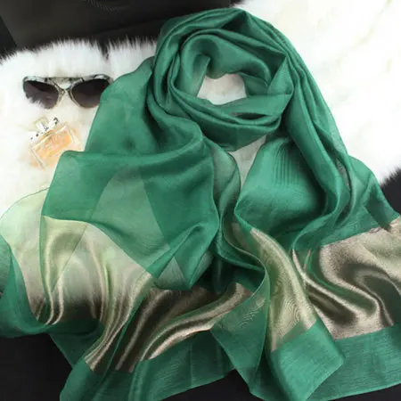 [LOBESLI ]2014 new silk women scarf 10 color fashion black stitching gold scarves cotton shawls brand wj0120 | Аксессуары для