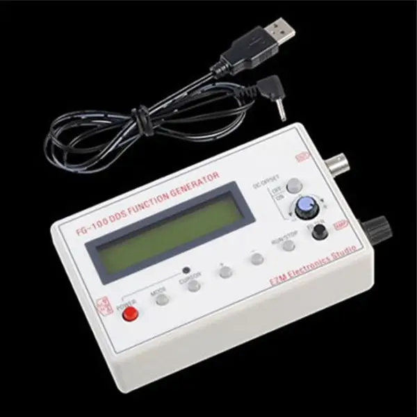 Совершенно новый FG-100 DDS функция генератор сигналов счетчик частоты 1 Гц-500 кГц |