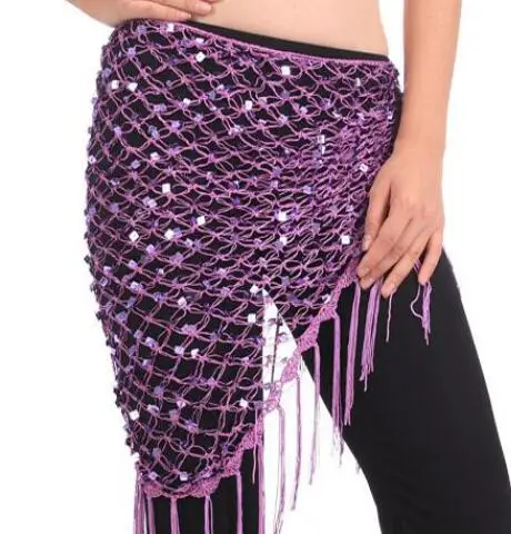 

Women New Belly Dance Tassel Triangle Belt India Belly Dance Hip Scarf Scarves Belly Dancing Waist Belts