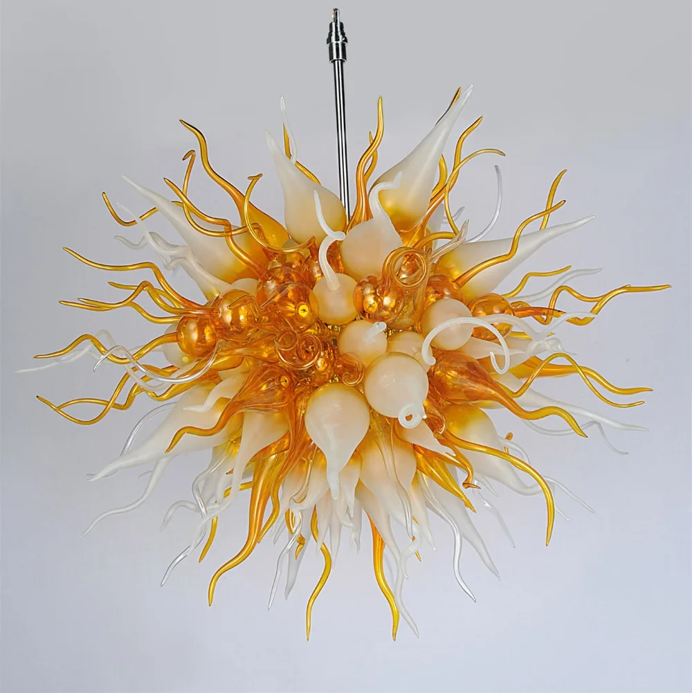 Антикварная Подвесная лампа из цветного стекла для украшения дома стильная