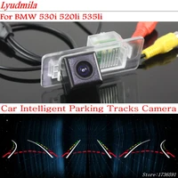 lyudmila for bmw 530i 520li 535li auto car dynamic trajectory backup rear view camera with variable parking lines