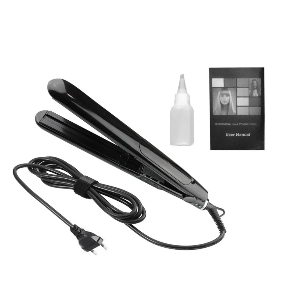 Керамика доска Паровая керлинг Выпрямитель волос шину спрей прямые волосы