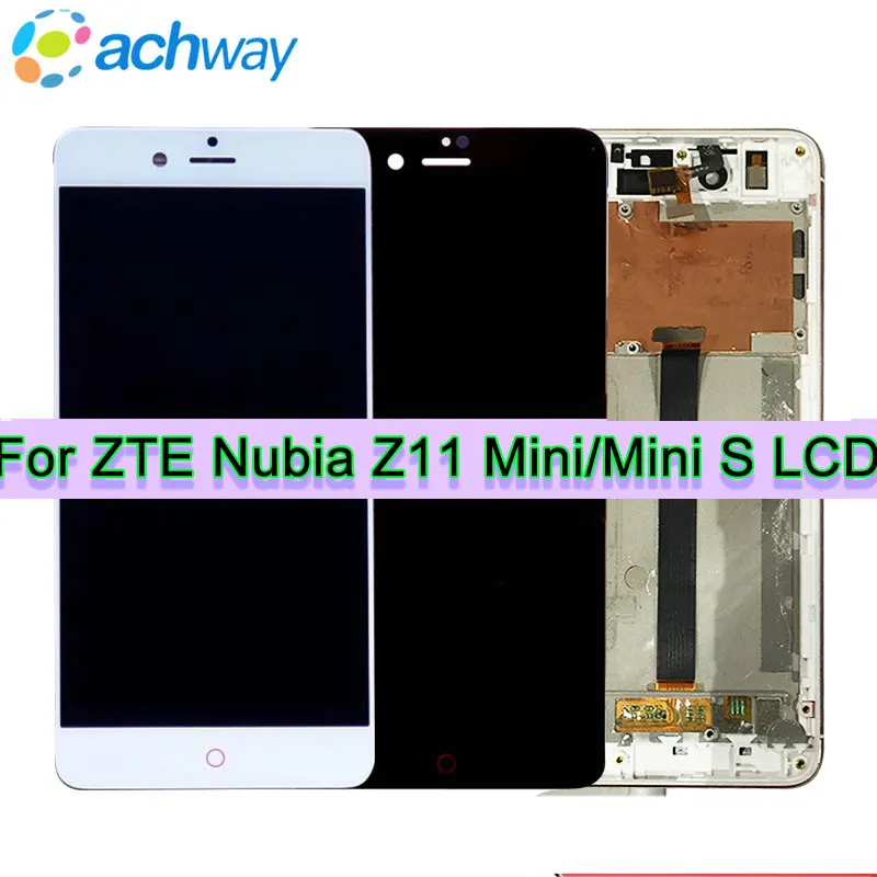 Черный Для 5 0 &quotZTE nubia Z11 mini/miniS ЖК-дисплей кодирующий преобразователь сенсорного