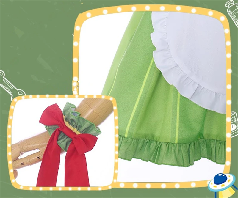 Hot My Hero Academia Anime Cosplay Coffee Shop Little Hero Asui Tsuyu Cafe Maid Cosplay Costume Cat Female Dress Uniforms