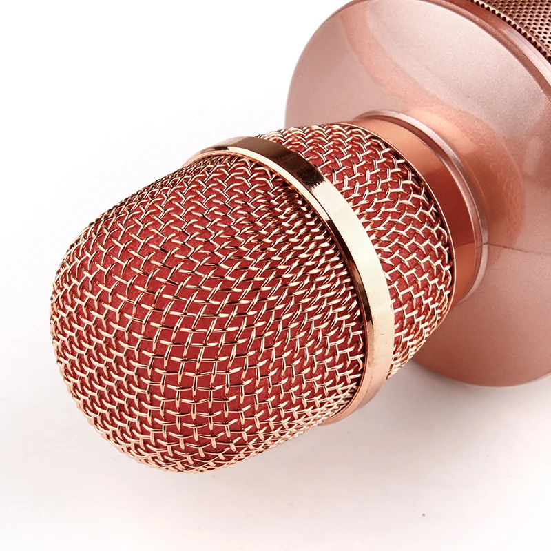 Ручной волшебный Bluetooth KTVKaraoke микрофон беспроводной семейный с динамиком карринг